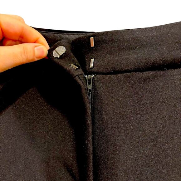 TALBOTS Black Hampshire Ankle Pants/Slacks, Size 12 - Picture 6 of 9